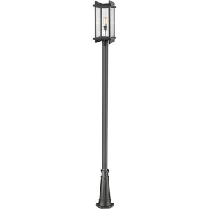 Fallow 1 Light 119 inch Black Outdoor Post Mounted Fixture