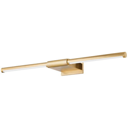 Jerome 12 watt 30 inch Aged Brass Picture Light Wall Light