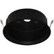LED Button Light 2.63 inch Black Puck Light