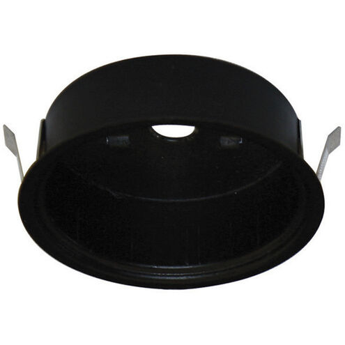 LED Button Light 2.63 inch Black Puck Light