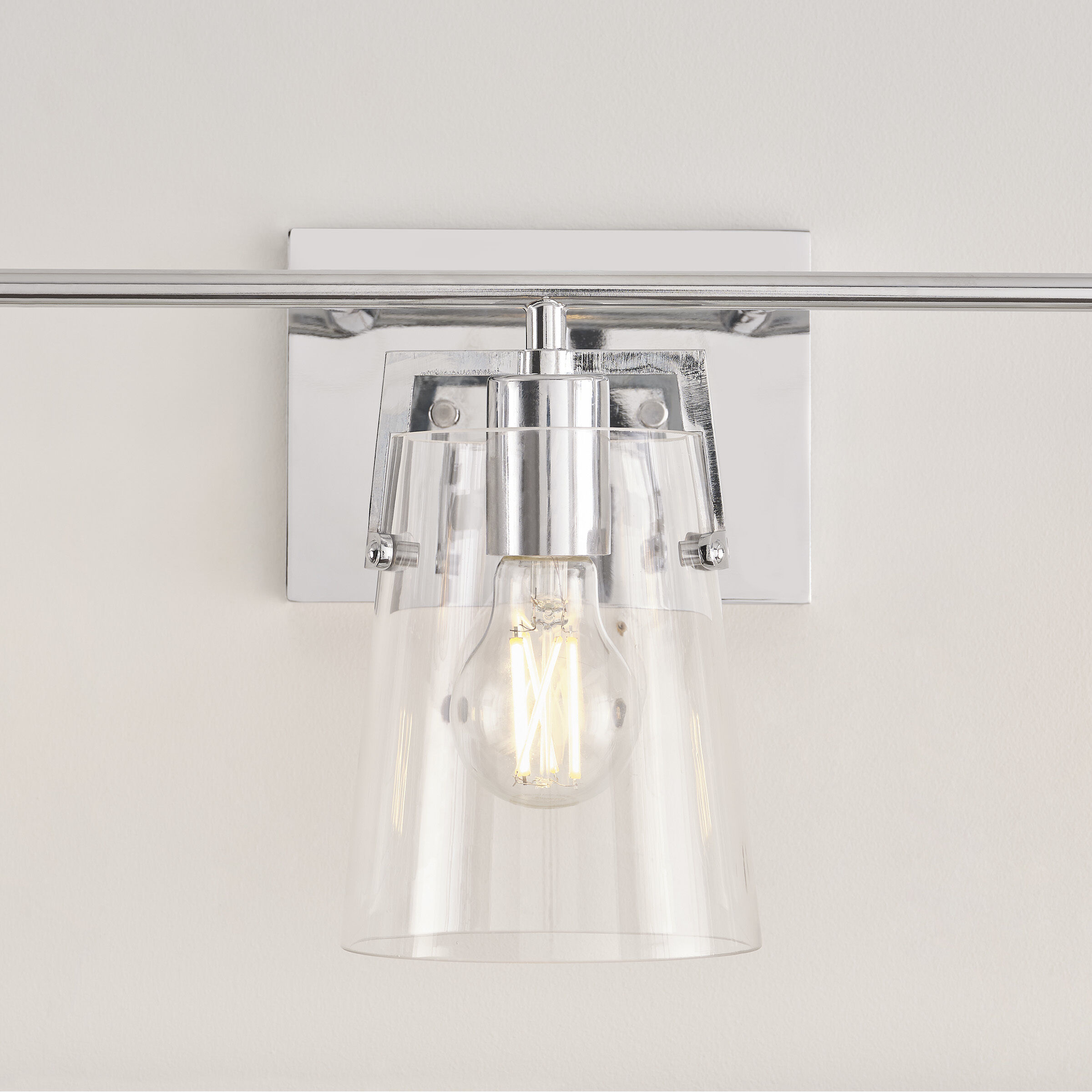 Drew & Jonathan Crofton 3 Light 24 inch Chrome Wall Bath Fixture Wall Light