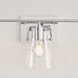 Drew & Jonathan Crofton 3 Light 24 inch Chrome Wall Bath Fixture Wall Light