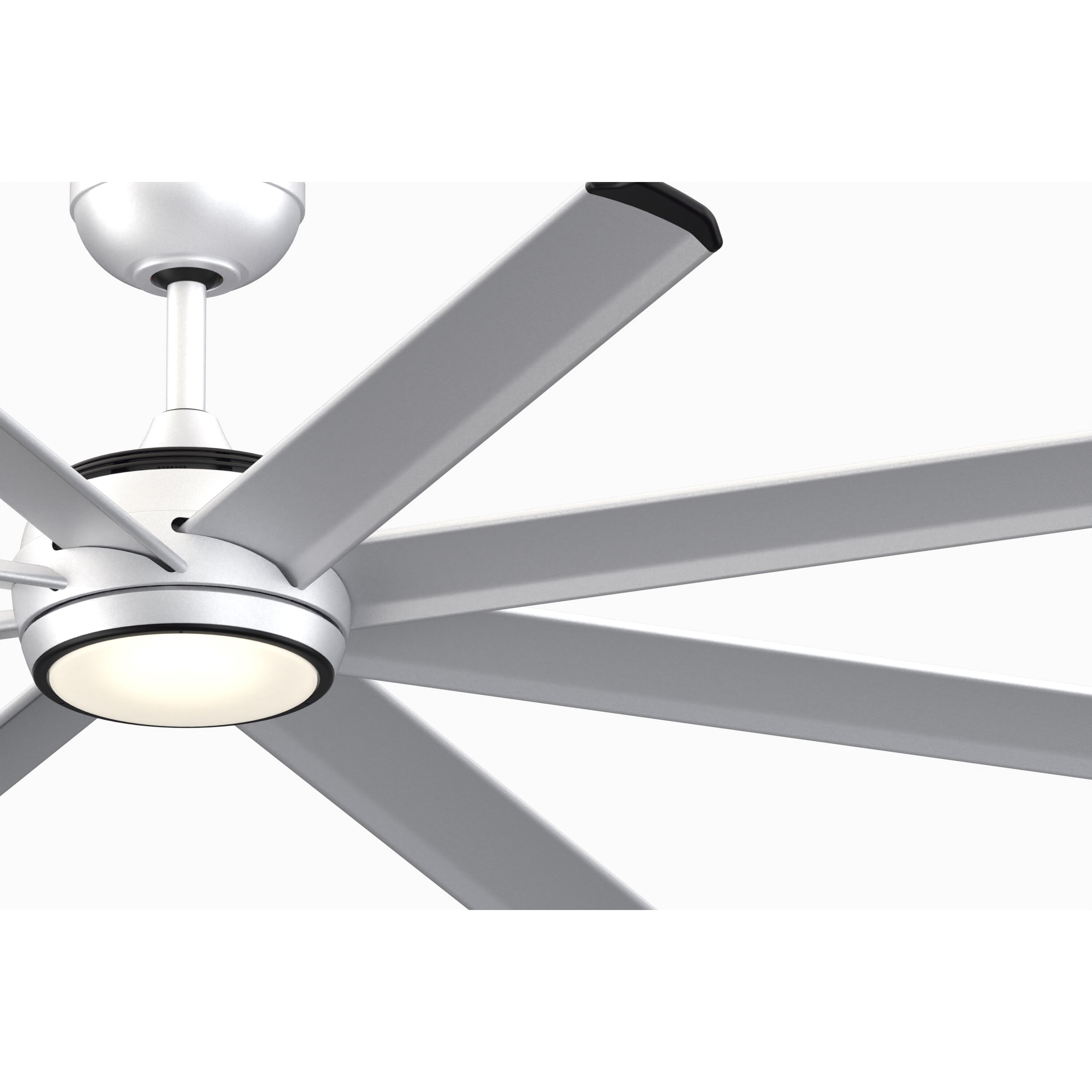Stellar Custom 9.21 inch Silver Fan Motor Only, Blades Sold Separately
