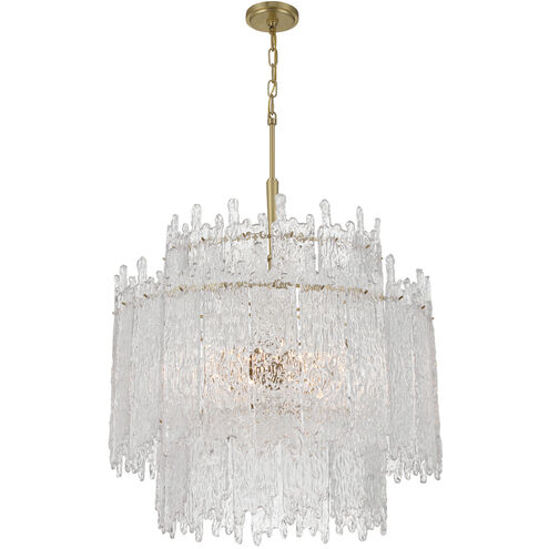 Ackerly 8 Light 23.5 inch Aged Brass Chandelier Ceiling Light