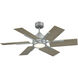 Farmhouse II 44 inch Galvanized with Weathered Oak Blades Ceiling Fan