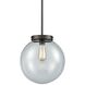 Beckett 1 Light 12 inch Oil Rubbed Bronze Mini Pendant Ceiling Light