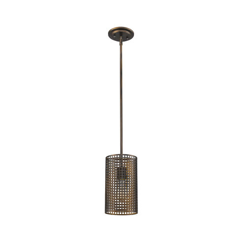 Loft 1 Light 9 inch Oil Rubbed Bronze Pendant Ceiling Light