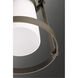 Mobi 1 Light 18.75 inch Graphite Pendant Ceiling Light, Design Series