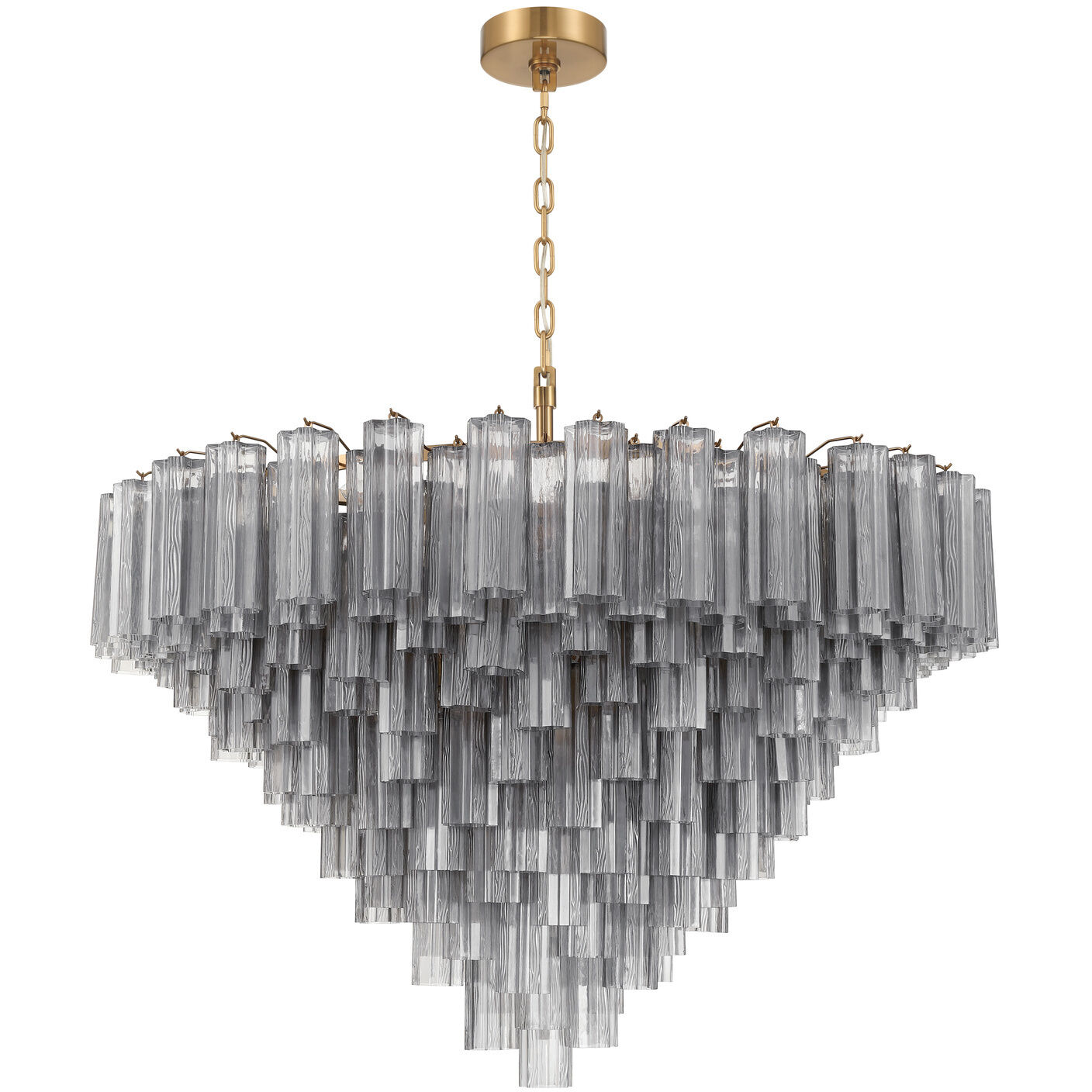 Addis 28 Light 49 inch Aged Brass Chandelier Ceiling Light