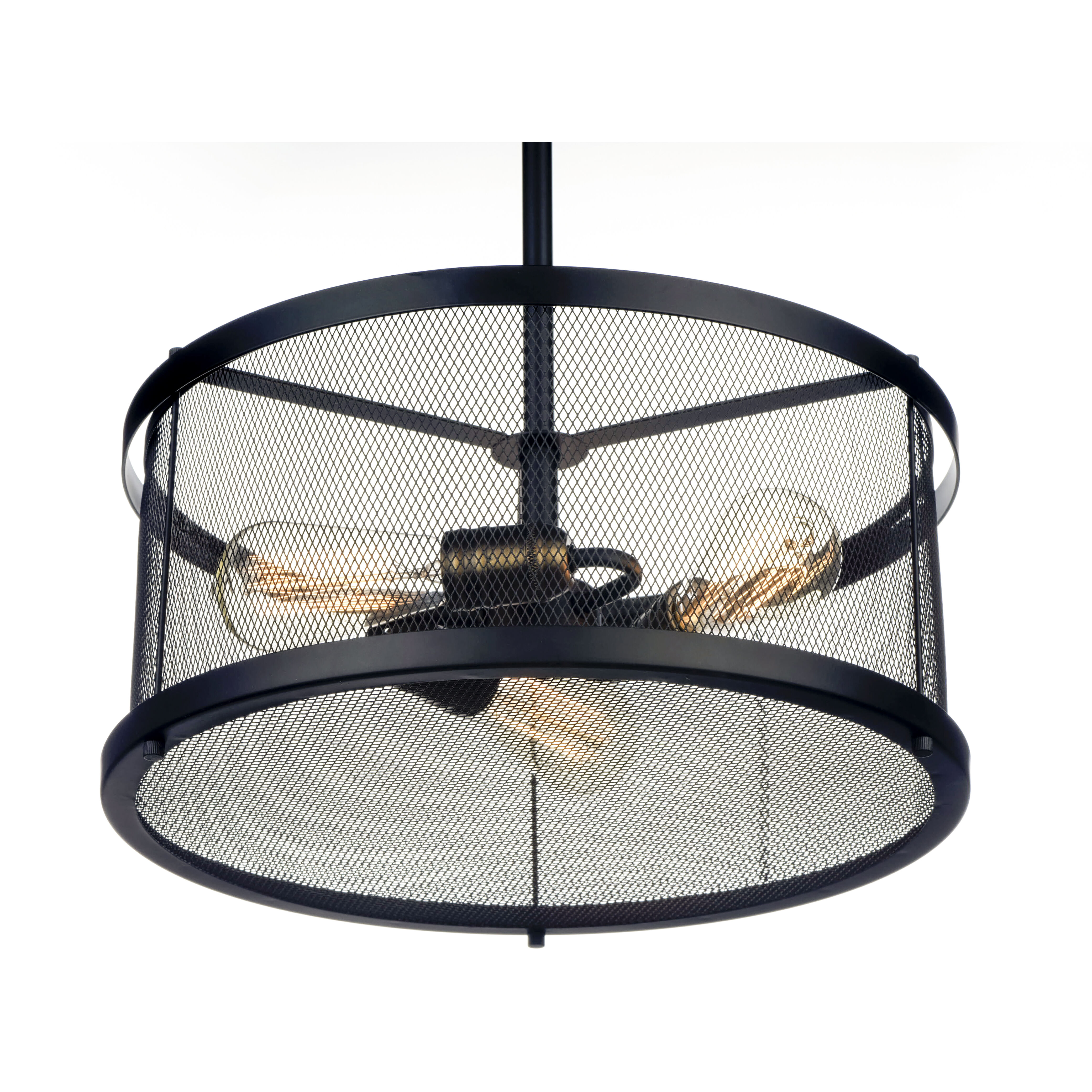 Palladium 3 Light 16.5 inch Black/Natural Aged Brass Multi-Light Pendant Ceiling Light in Medium Base