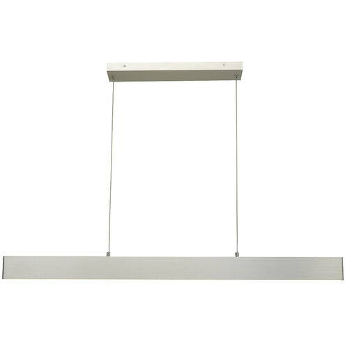Slim LED 0.6 inch Brushed Aluminum Pendant Ceiling Light