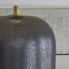 Kelly Wearstler Chalon 30 inch 15 watt Stained Black Metallic Table Lamp Portable Light, Large