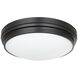 Fresh Colonial 3 Light 17 inch Bronze Flush Mount Ceiling Light