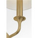 Alexa Hampton Chatsworth 1 Light 5.5 inch Gild Sconce Wall Light