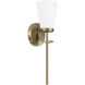 Drake 1 Light 5 inch Aged Brass Sconce Wall Light