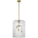 Reddick 3 Light 16 inch Warm Brass Pendant Ceiling Light