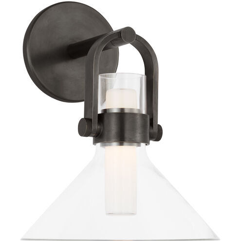 Ian K. Fowler Larkin LED 8 inch Bronze Empire Bracketed Sconce Wall Light, Small