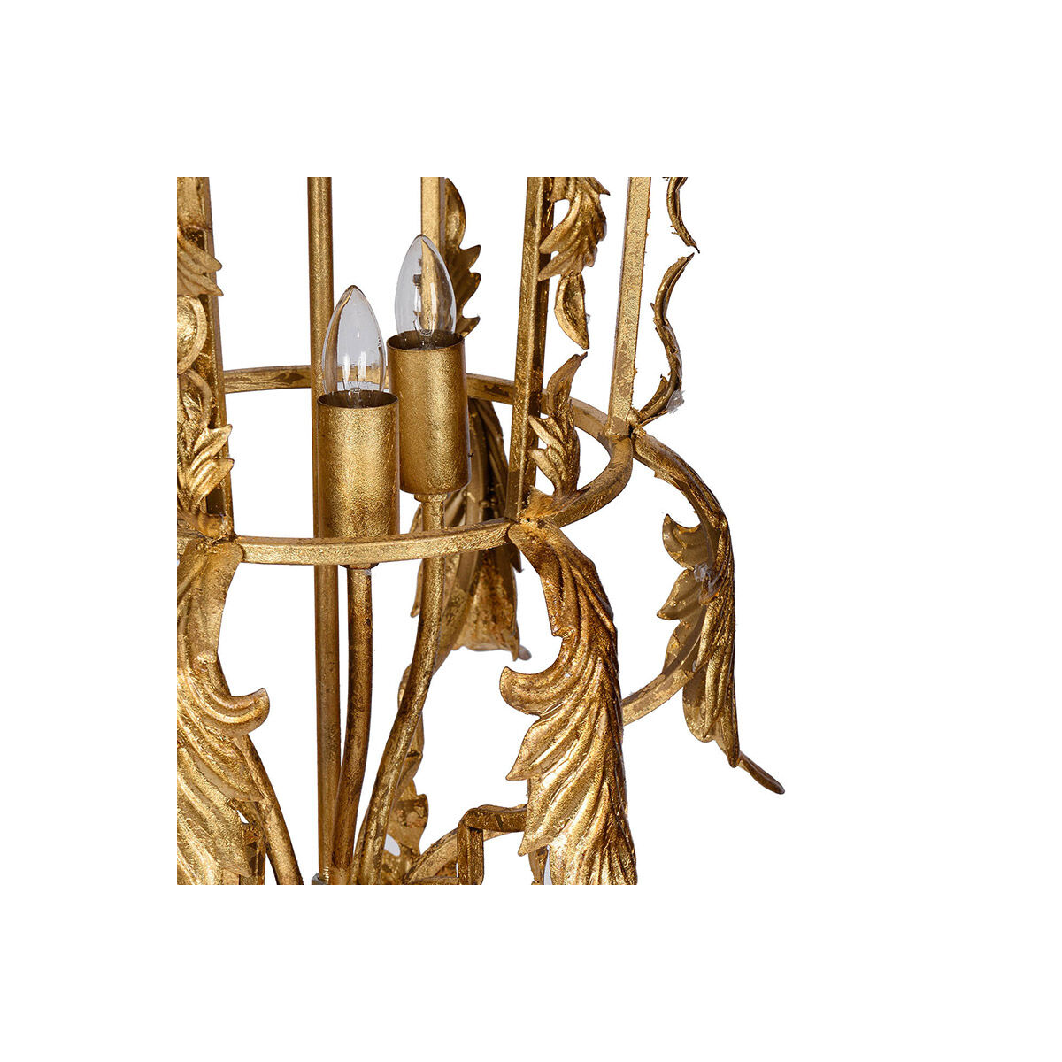 Classic Vintage 3 Light 20.1 inch Gold Pendant Ceiling Light