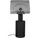 Shiitake 27 inch 60.00 watt Matte Black Table Lamp Portable Light