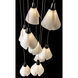 Mobius 9 Light 20.8 inch Black Pendant Ceiling Light, Standard Pipe