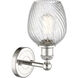 Salina Sconce Wall Light in Polished Nickel