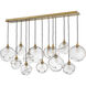 Lisa McDennon Skye 13 Light 60.25 inch Island Light