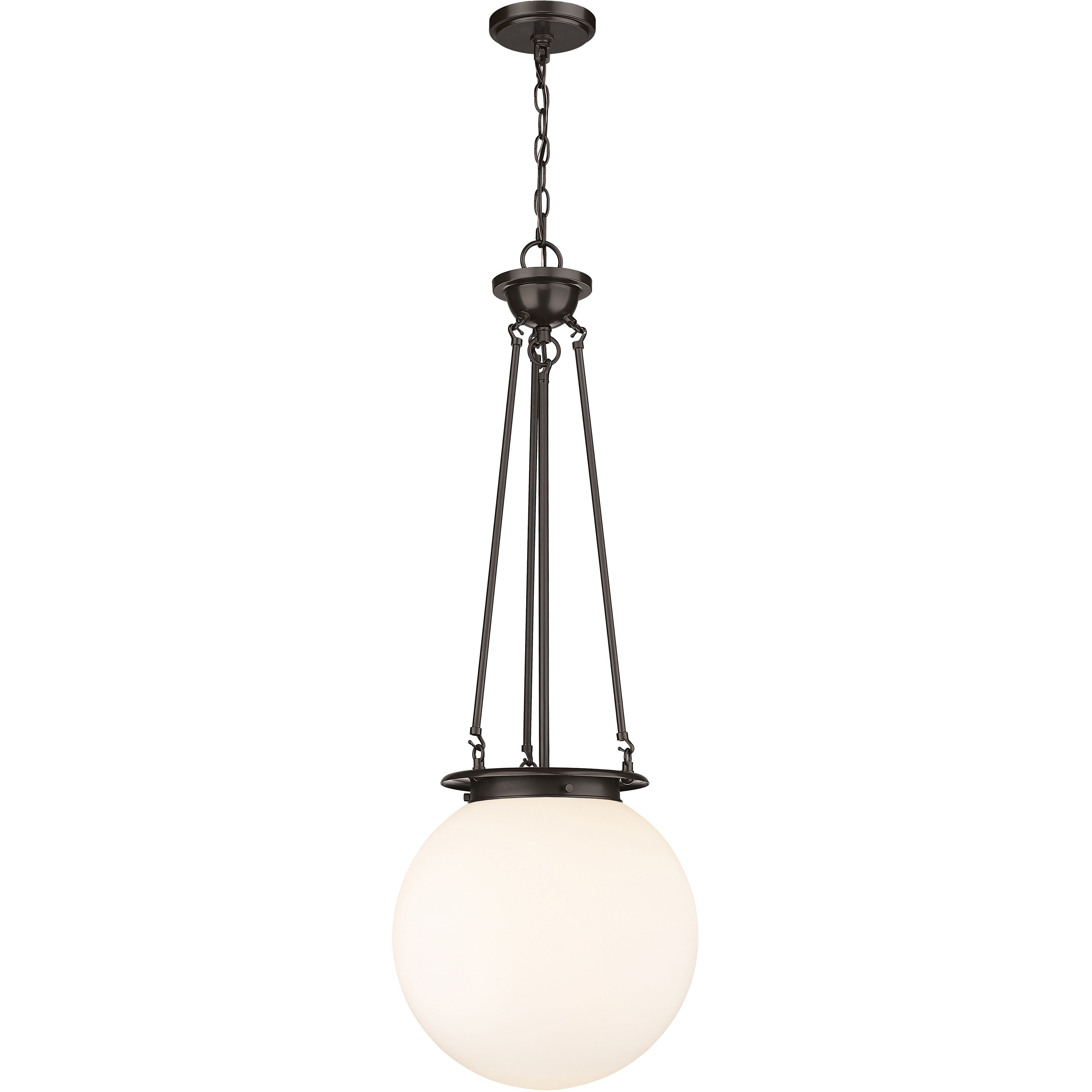 Beacon 1 Light 14 inch Oil Rubbed Bronze Pendant Ceiling Light