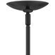 Warby 1 Light 9.5 inch Black Indoor Pendant Ceiling Light in Clear