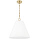 Alaric 3 Light 18 inch Modern Gold Pendant Ceiling Light