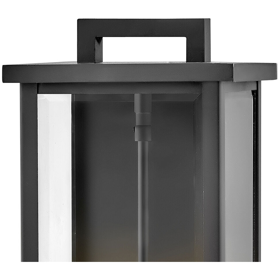 Estate Series Weymouth Outdoor Wall Mount Lantern in Black