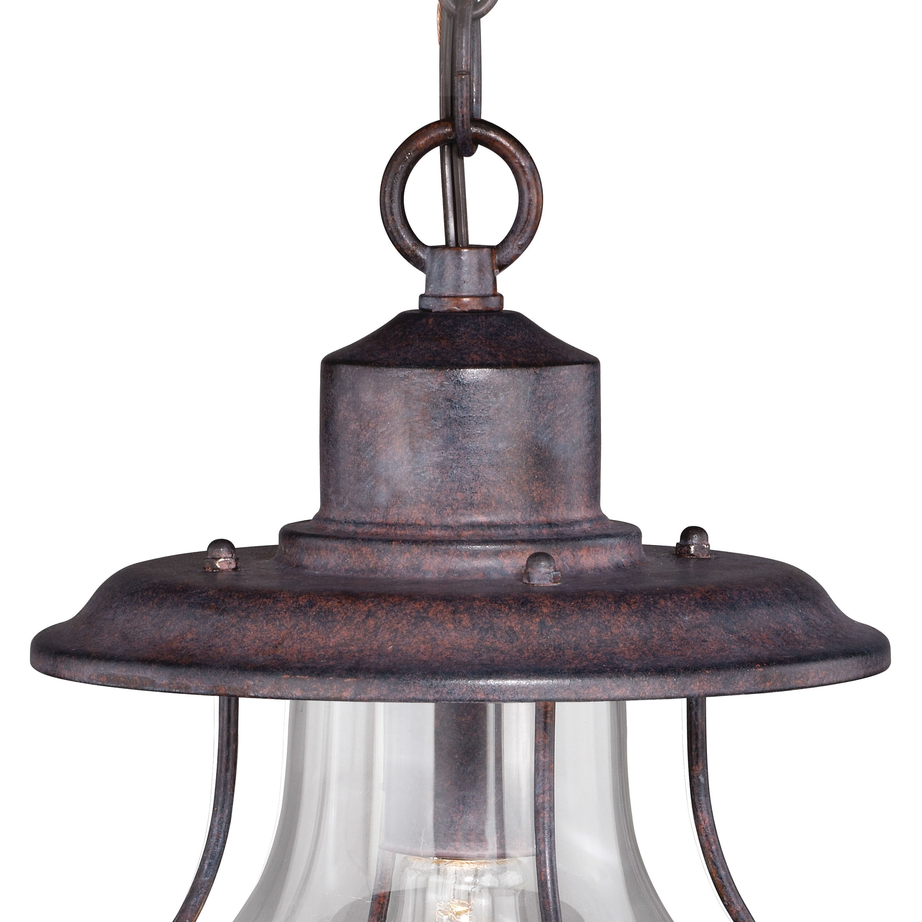 Dockside LED 8 inch Weathered Patina Outdoor Pendant