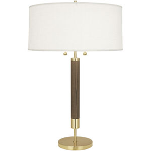 Robert Abbey Dexter 28.25 inch 100.00 watt Modern Brass Table Lamp Portable Light 205 - Open Box
