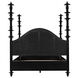 Ferret Hand Rubbed Black Bed, Queen