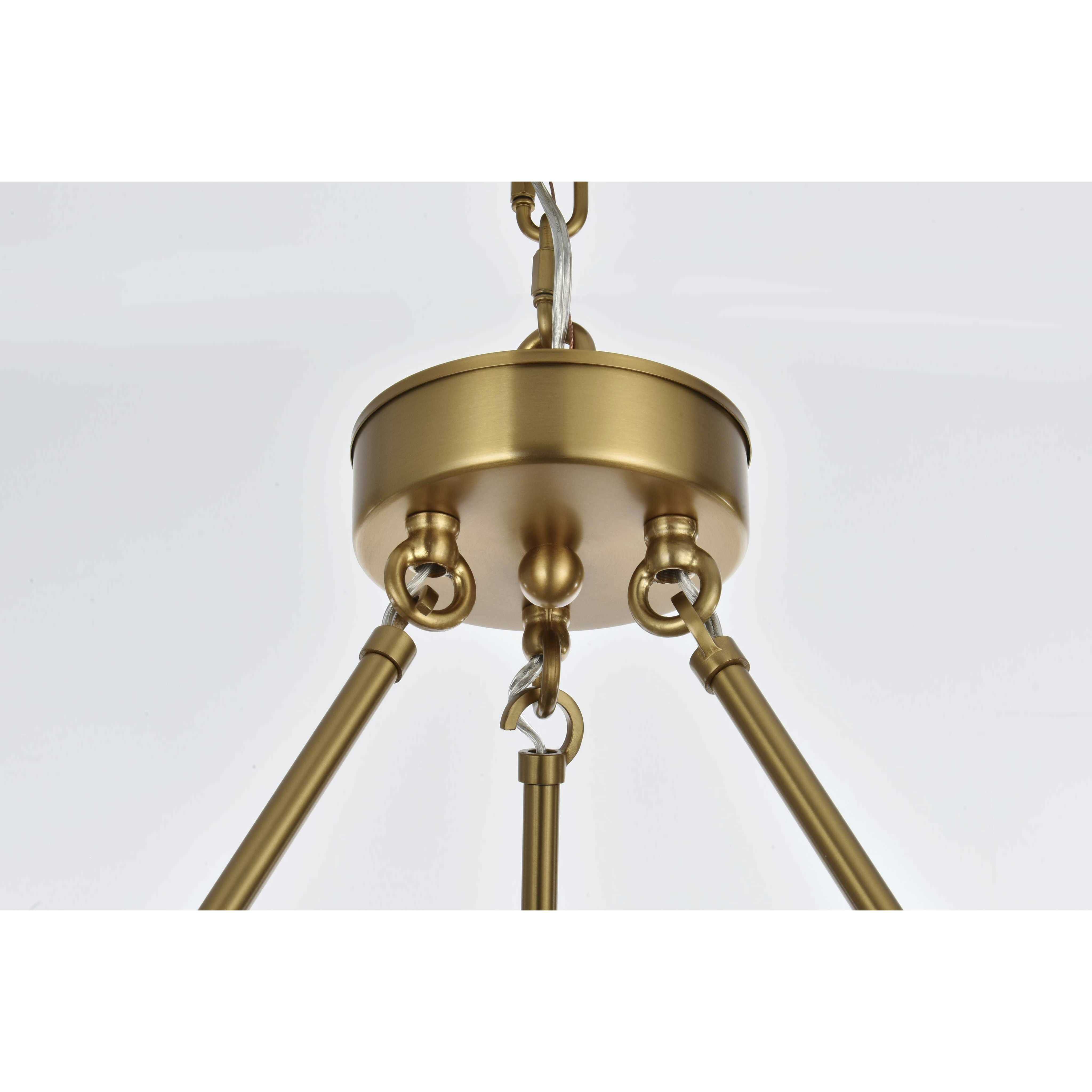 Cadence 27 Light 48 inch Satin Gold Chandelier Ceiling Light