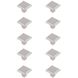 Wilow Brushed Nickel Hardware Cabinet Knob, Set of 10