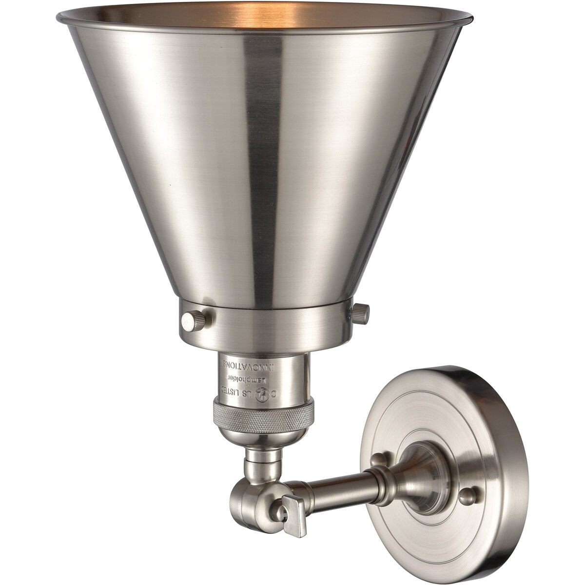 Franklin Restoration Appalachian LED 8 inch Brushed Satin Nickel Sconce Wall Light, Franklin Restoration