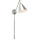 Wildwood 1 Light 8 inch Brushed Nickel Sconce Wall Light