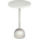 Arthur 21 X 13 inch Polished Nickel Accent Table