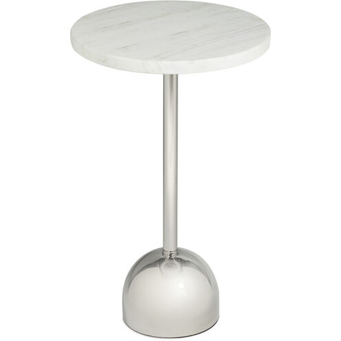 Arthur 21 X 13 inch Polished Nickel Accent Table