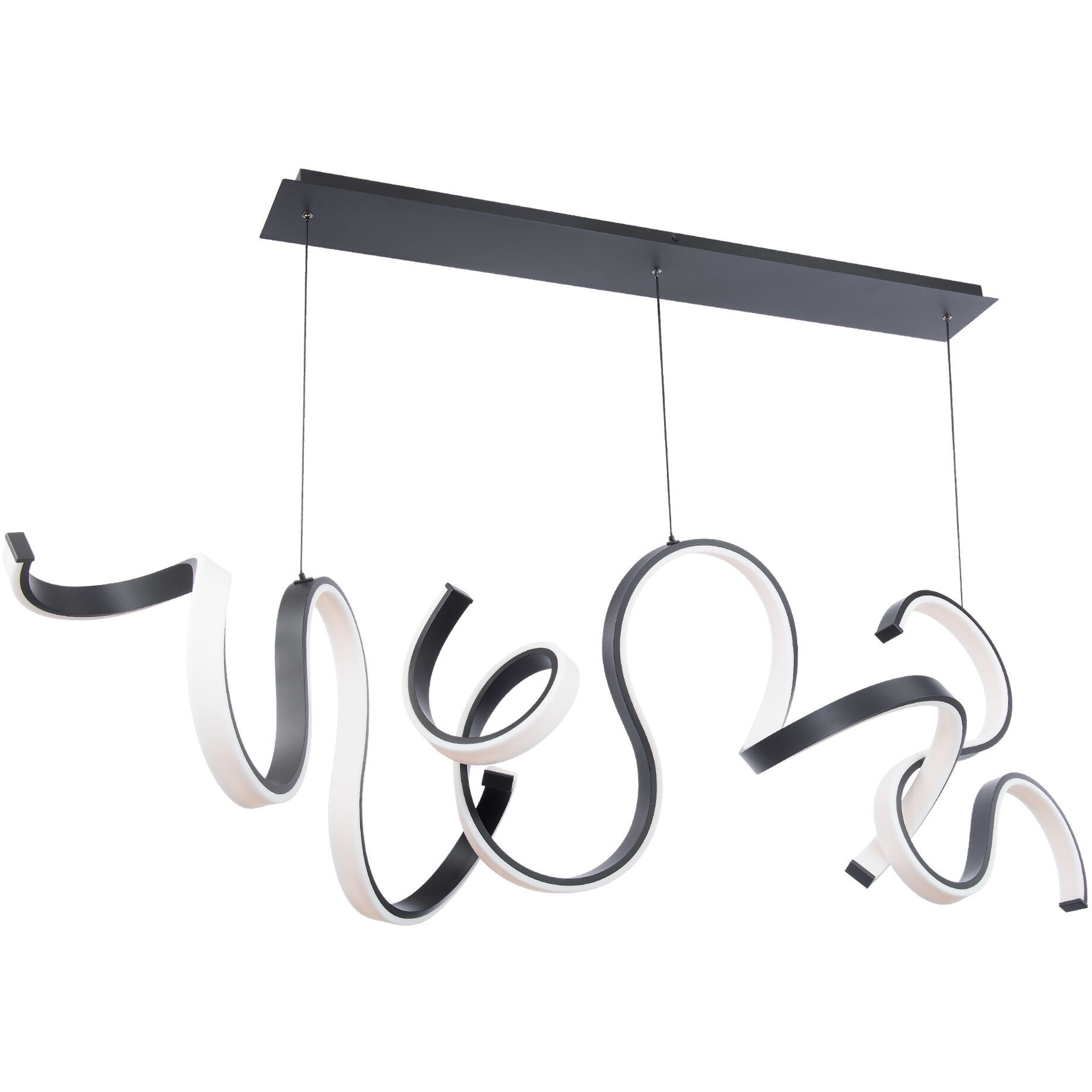 Tempest 1 Light 13.13 inch Black Pendant Ceiling Light