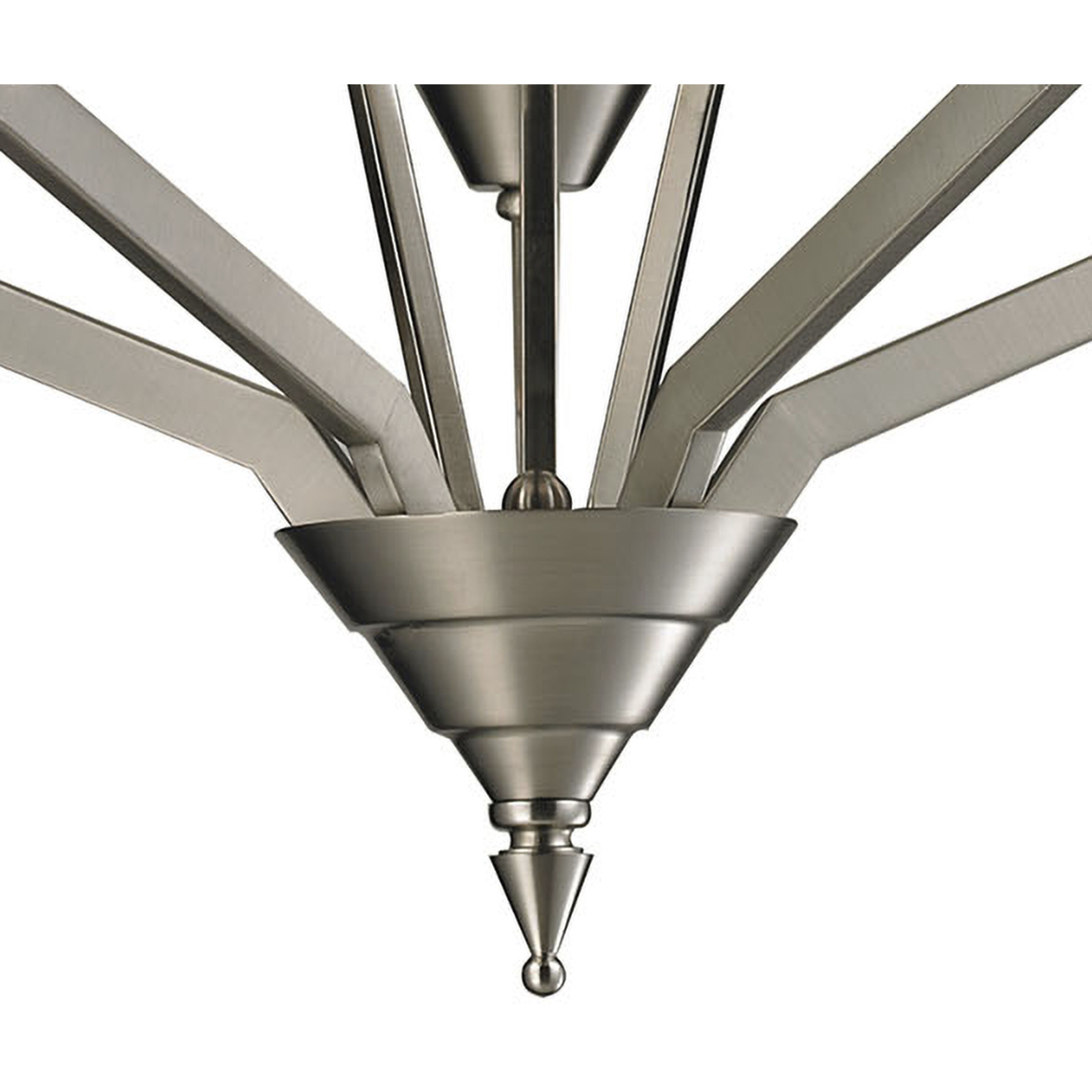 Tribecca 5 Light 25 inch Brushed Nickel Chandelier Ceiling Light