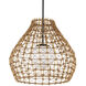 Bly 1 Light 21 inch Black Outdoor Pendant