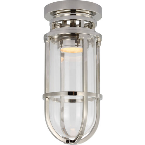Chapman & Myers Gracie LED 4.75 inch Polished Nickel Flush Mount Ceiling Light