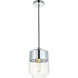 Ashwell 1 Light 7.1 inch Chrome Pendant Ceiling Light