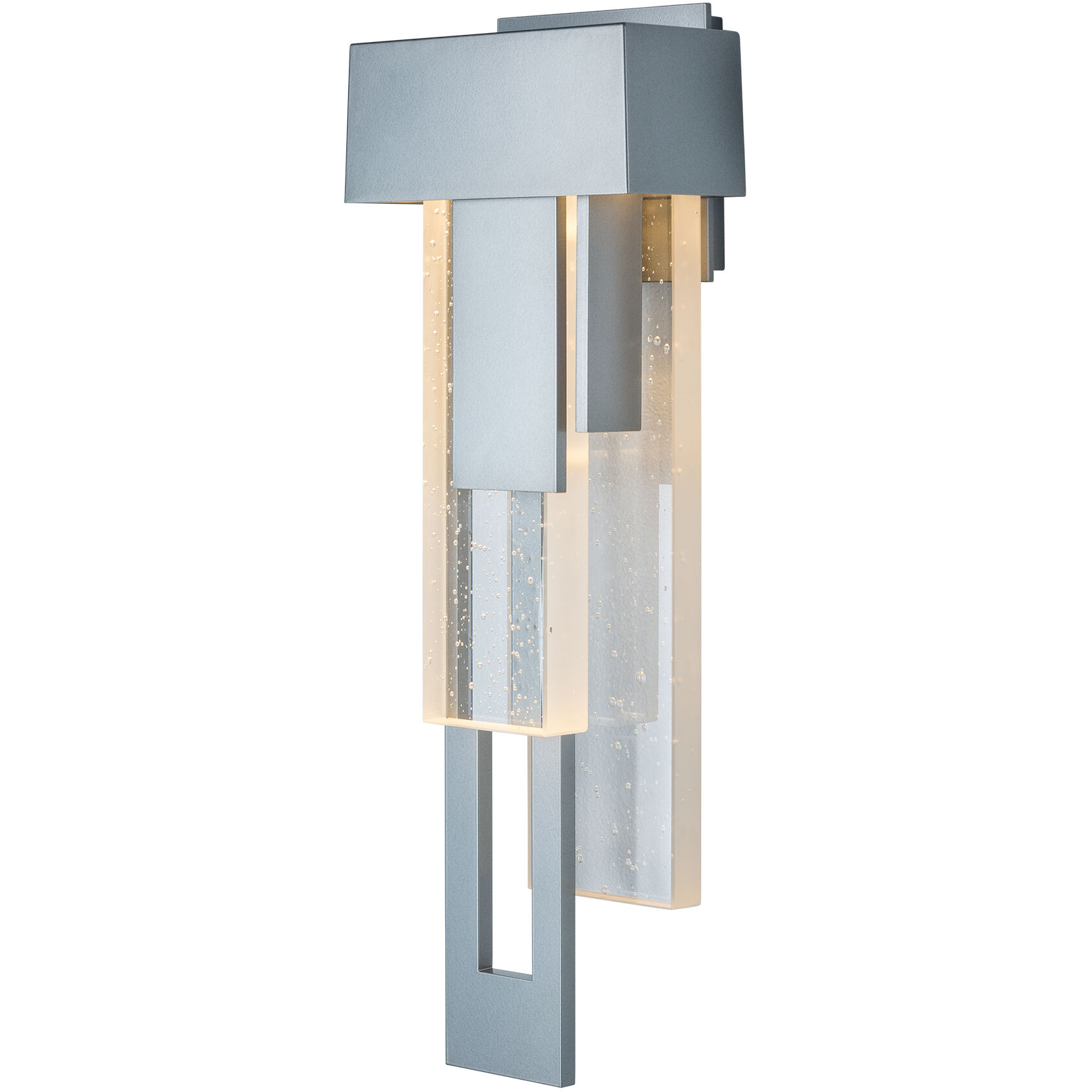 Rainfall LED 18.9 inch Coastal Burnished Steel Outdoor Sconce