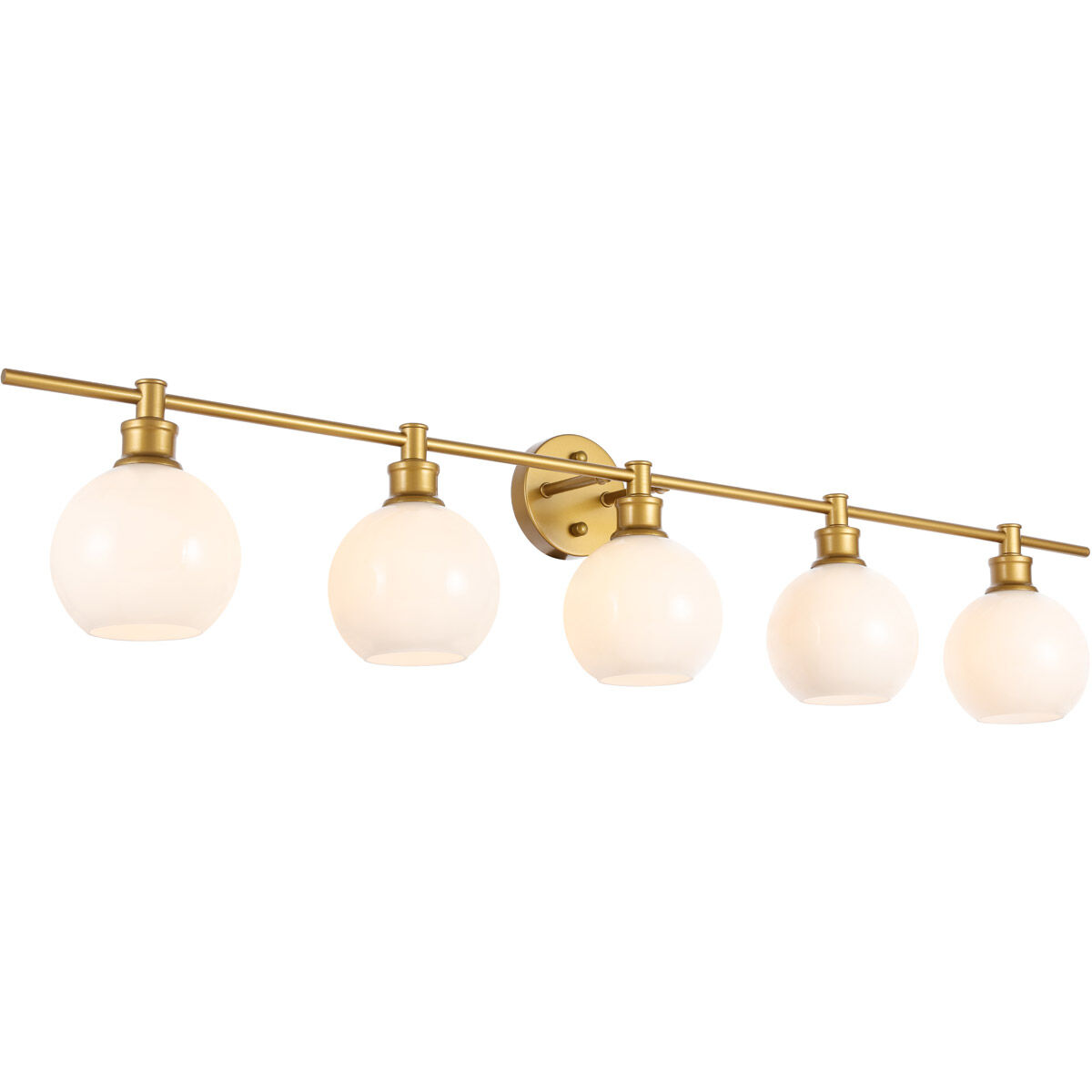 Collier 5 Light 47 inch Brass Wall sconce Wall Light