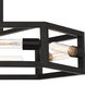 Urban Oasis 6 Light 24 inch Matte Black Chandelier Ceiling Light