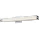 Macie LED 24 inch Chrome Bath Vanity Light Wall Light