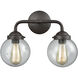 Beckett 2 Light 15.00 inch Bathroom Vanity Light