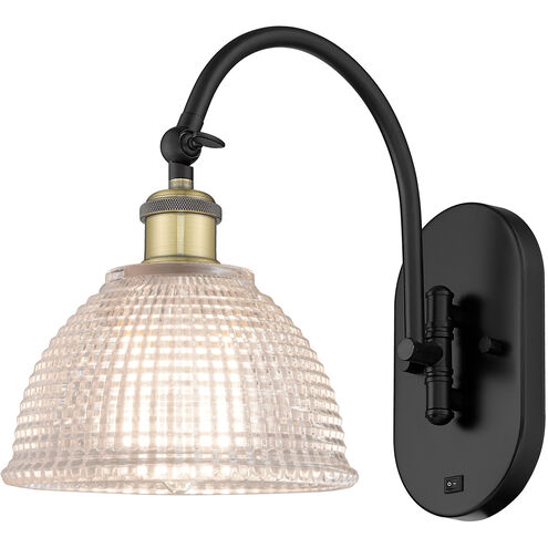 Ballston Arietta 1 Light 8 inch Black Antique Brass Sconce Wall Light
